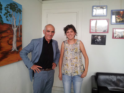 Image of Cat and Paul Kelly