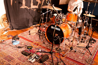 Image of instruments and microphones